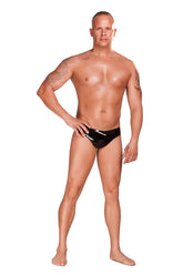 Saxenfelt Latex Men's Brief in Black - Small Size Kink Underwear Mens Latex